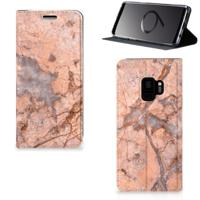 Samsung Galaxy S9 | Standcase | Marmer Oranje - thumbnail
