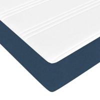 Ottoman bed met matrassen 180x200cm stof blauw - thumbnail