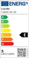 Lucide IBAMBA - Sokkellamp - LED - 1x6W 3000K - IP65 - Zwart - thumbnail