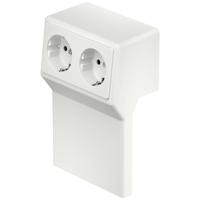 OBO Bettermann RD 2GT40105 rws Inzetstuk voor stopcontact voor Accessoires voor elektroplintsysteem Zuiver wit 1 stuk(s) - thumbnail