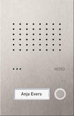 Ritto by Schneider RGE1812325 Deurintercom RVS
