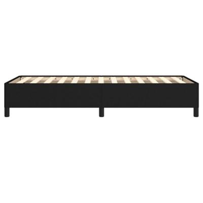 Bedframe zonder matras 80x200 cm stof zwart