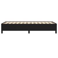 Bedframe zonder matras 80x200 cm stof zwart - thumbnail