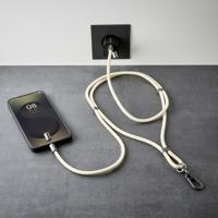 Intenso USB-C-kabel USB 2.0 USB-C stekker, USB-C stekker 1.65 m Beige Telefoonkoord 7991001 - thumbnail