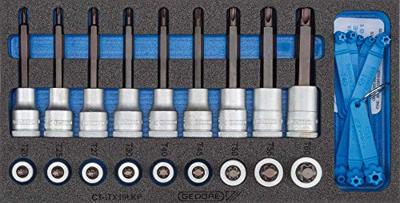 Gedore Doppenset 1/2" Torx kort/lang - 2308940