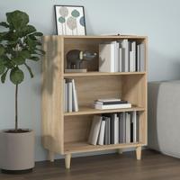 Dressoir 69,5x32,5x90 cm bewerkt hout sonoma eikenkleurig - thumbnail