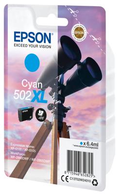 Originele inktcartridge Epson C13T02W24020 Zwart Cyaan