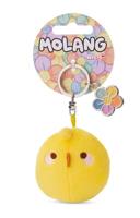Molang Piu Piu sleutelhanger met bloem - 6 cm - thumbnail