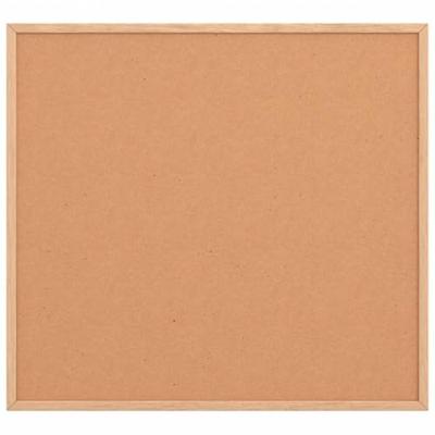 Kurkbord met massief grenenhouten frame 60x55 cm