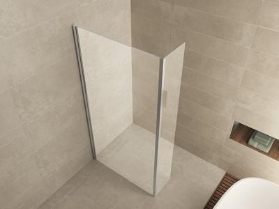 Zijwand Wiesbaden Hoekprofiel 40x200cm 10mm NANO coating