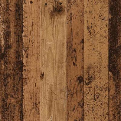 Hoge kast 92x33x180 cm bewerkt hout oud houtkleurig