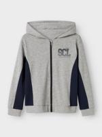 Name it winter sweat vest jongens - grijs - NkmLenno - thumbnail