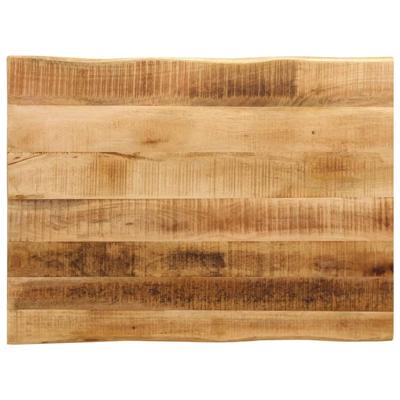 Tafelblad met natuurlijke rand 90x60x2,5 cm massief mangohout