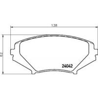 Remblokken set P49034 - thumbnail