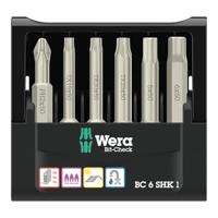 Wera Bit-Check 6 SHK 1 SB 05073631001 Bitset 6-delig Kruiskop Phillips, Torx, Inbus - thumbnail