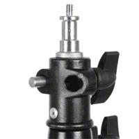 Walimex pro Achtergrondsysteem XXL, 190-465 cm, extreem stabiele en grote professionele achtergrondset voor studio en mobiel, voor fotografie, video en groen scherm, papierstof, vinyl & canvas, hoogte - thumbnail