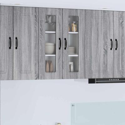 Keukenkast Kalmar Grijs Sonoma 60 x 31 x 80 cm Bewerkt hout
