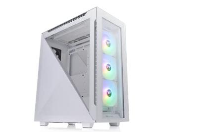 Thermaltake Divider 500 TG Snow ARGB White Midi-tower PC-behuizing Wit 3 voorgeïnstalleerde LED-ventilators, 1 voorgeïnstalleerde ventilator, Zijvenster, Thermaltake Divider 500 TG Snow ARGB White Midi-tower PC-behuizing Wit 3 voorgeïnstalleerde LED-ventilators, 1 voorgeïnstalleerde ventilator, Zijvenster,