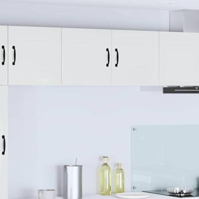 Keukenkast Kalmar Hoogglans wit 80 x 31 x 40 cm Bewerkt hout