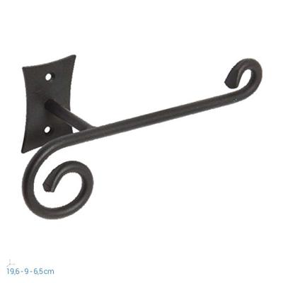 Toiletrolhouder Sapho Rebecca 19.5x8.7 Zwart