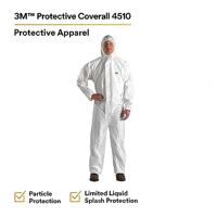 3M 4510L Beschermpak 4510 Maat: L Wit - thumbnail