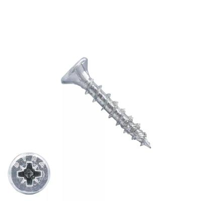 Dynaplus Unischroef/Spaanplaatschroef VZ (Verzinkt) Pk (Platkop) PZ1 3.0X25 | 200 stuks - 0280.01.13101 Dynaplus Unischroef/Spaanplaatschroef VZ (Verzinkt) Pk (Platkop) PZ1 3.0X25 | 200 stuks - 0280.01.13101