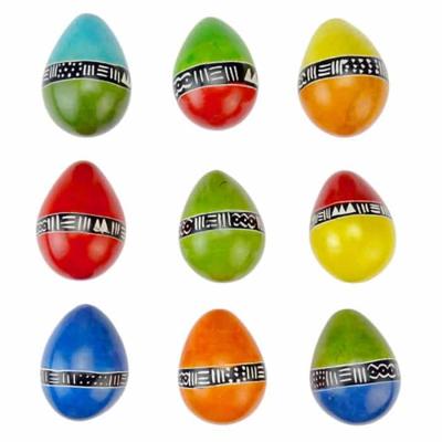 Decoratief Ei van Keniaans Speksteen (Assorti) Decoratief Ei van Keniaans Speksteen (Assorti)