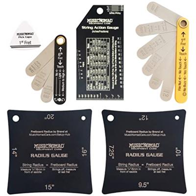 MusicNomad MN604 set precisiemeters afstellen gitaar - 6 stuks met tasje - thumbnail