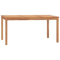 VidaXL Tuintafel 160x80x77 cm massief teakhout - thumbnail