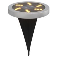 VidaXL Grondlampen 12 st solar met grondpennen warmwit - thumbnail