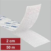 Electronic Garage EG25CA137 Klittenband Om vast te plakken Haak- en lusdeel (l x b) 50 m x 2 cm Wit 50 m - thumbnail