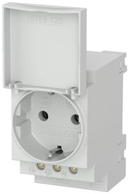 DIN-rail contactdoos met klapdeksel Siemens 5TE6801 Grijs 1 stuk(s)