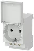 DIN-rail contactdoos met klapdeksel Siemens 5TE6801 Grijs 1 stuk(s) - thumbnail