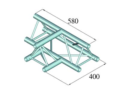 ALUTRUSS DECOLOCK DQ3-SPAT36 3-way T-Piece 90Â° bk