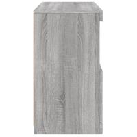 Dressoir met LED-verlichting 60x37x67 cm grijs sonoma eiken - thumbnail