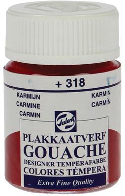 Talens plakkaatverf Extra Fijn flacon van 16 ml, karmijn Talens plakkaatverf Extra Fijn flacon van 16 ml, karmijn