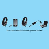 Sandberg Play'n Go Gesloten on-ear hoofdtelefoon met microfoon, geïntegreerde afstandsbediening, 3,5 mm, zwart - thumbnail