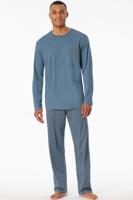 Schiesser Schiesser Pyjama Long graphite 180262 50/M - thumbnail