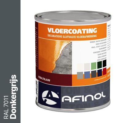 Afinol Vloercoating Donkergrijs (RAL 7011) 750 ml Afinol Vloercoating Donkergrijs (RAL 7011) 750 ml