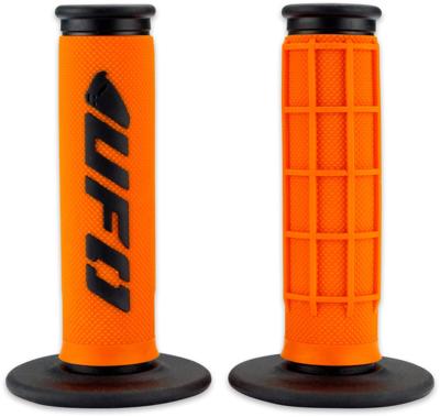 UFO PLAST griffgummi "challenger" rubber grip pair ufo black/orange UFO PLAST griffgummi "challenger" rubber grip pair ufo black/orange
