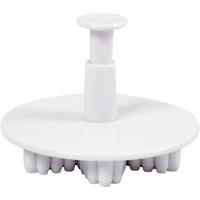 Creativ Company Uitsteekvormen met stempel, sneeuwvlok, d 3,2+4,8+6,5 cm, wit, 3 stuk/ 1 doos - thumbnail