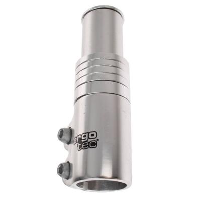 Ergotec Stuurpen verlenger ahead 3 - 1-1/8" al6061 t6 - zilver