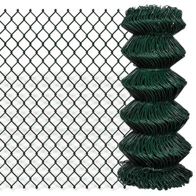 VidaXL Gaashek 0,8x15 m staal groen VidaXL Gaashek 0,8x15 m staal groen