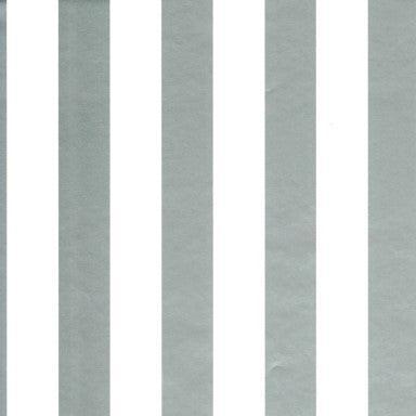 Cadeaupapier - Geschenkpapier - Silver stripes on glossy white 30 cm