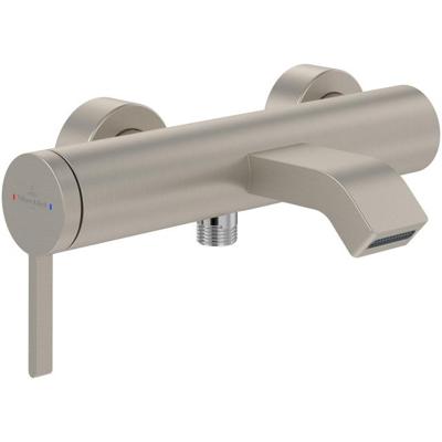 Villeroy & Boch Dawn Eengreeps badkraan - Matt Brushed Nickel (RVS) TVT10650115264