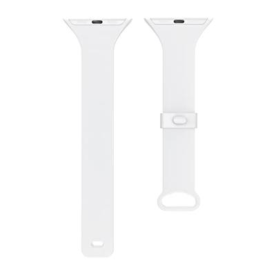 TPU Slim Fit bandje - Wit - Geschikt voor Apple Watch 44mm / 45mm / 46mm / 49mm