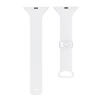 TPU Slim Fit bandje - Wit - Geschikt voor Apple Watch 44mm / 45mm / 46mm / 49mm - thumbnail