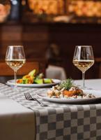 Caminho de mesa xadrez preto e branco 50x140cm 100% algodão - Treb WS - thumbnail