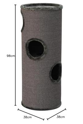 Nobby Krabpaal DASHA III donkergrijs, Ø 38 cm, hoogte 98 cm