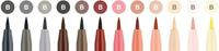 Faber Castell FC-267424 Tekenstift Faber-Castell Pitt Artist Pen Brush Set 12 Stuks Skin - thumbnail